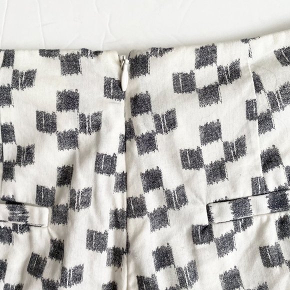 Madewell Checkered Deck Shorts in Crosshatch Ikat - Picture 4 of 7